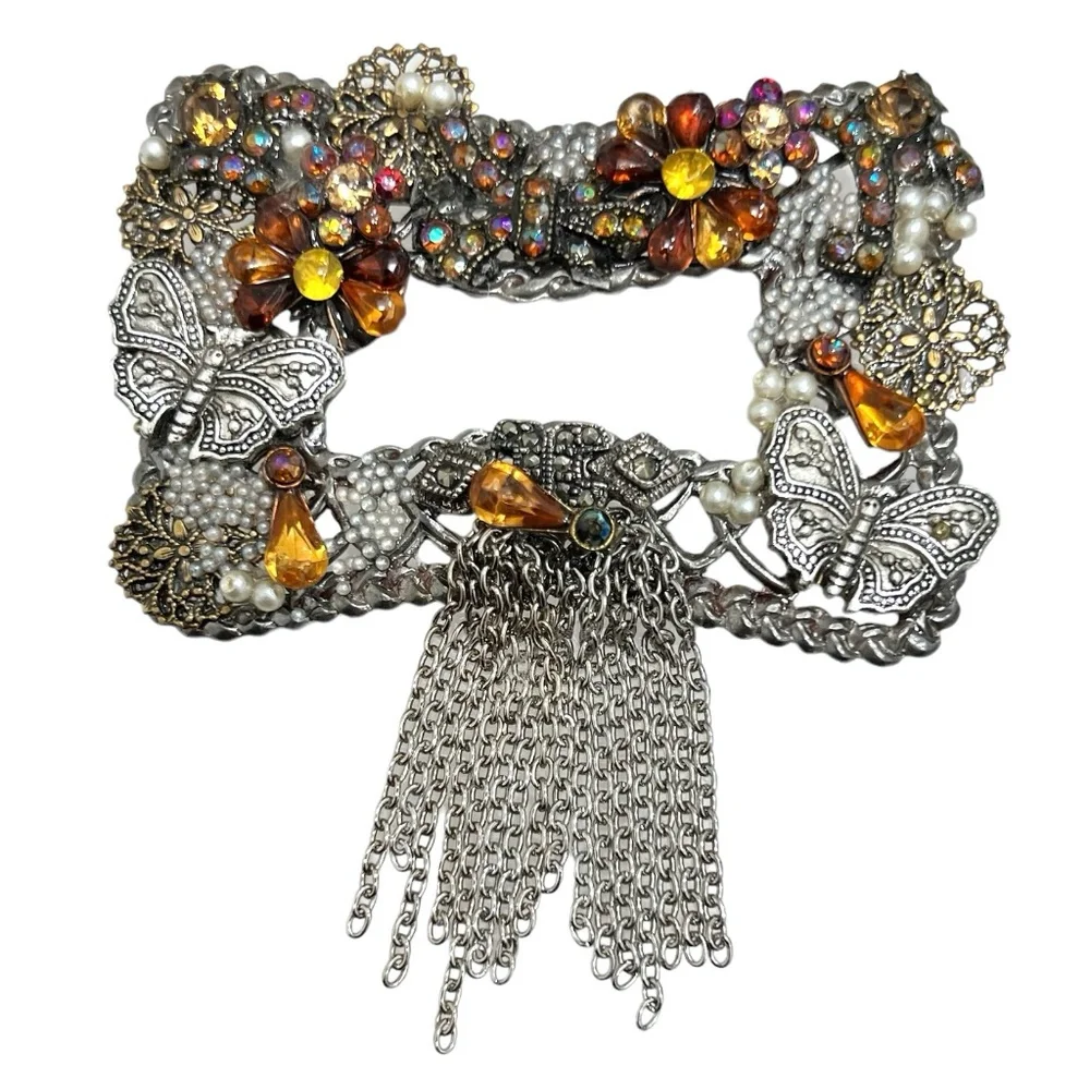 Vintage silver tone